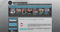 Desktop Screenshot of iparihasznaltgepek.hu